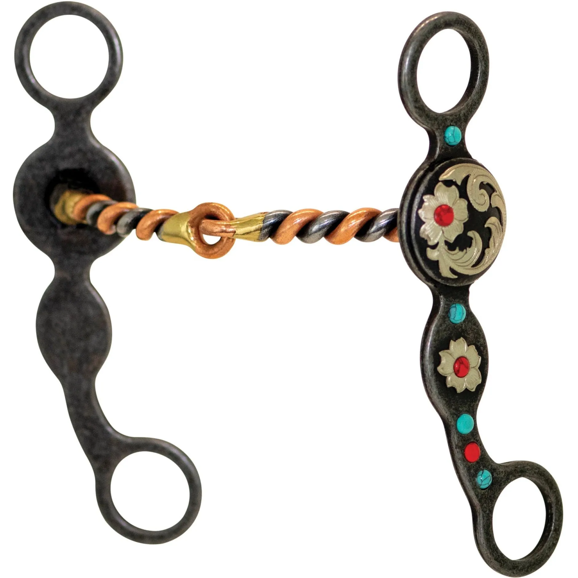 Southwest Copper Twisted Snaffle Bit