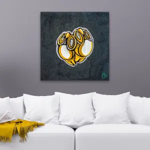 Spinning In Infinity - Lebo Brushed Aluminum Artbond