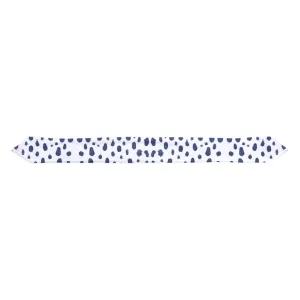 Spots on Spots (Navy) Baby Headband