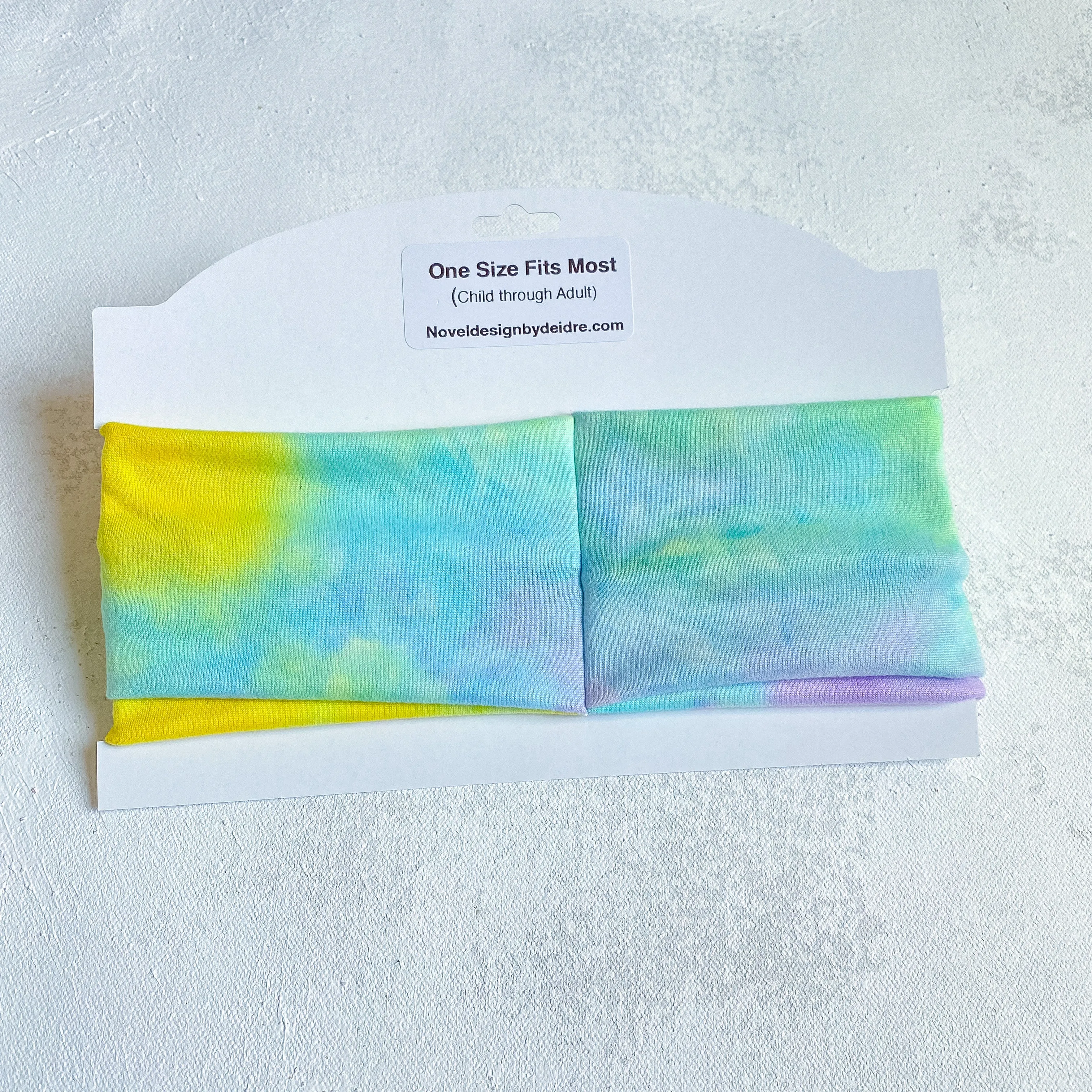 Spring Pastel Tie Dye Twist Turban Headband