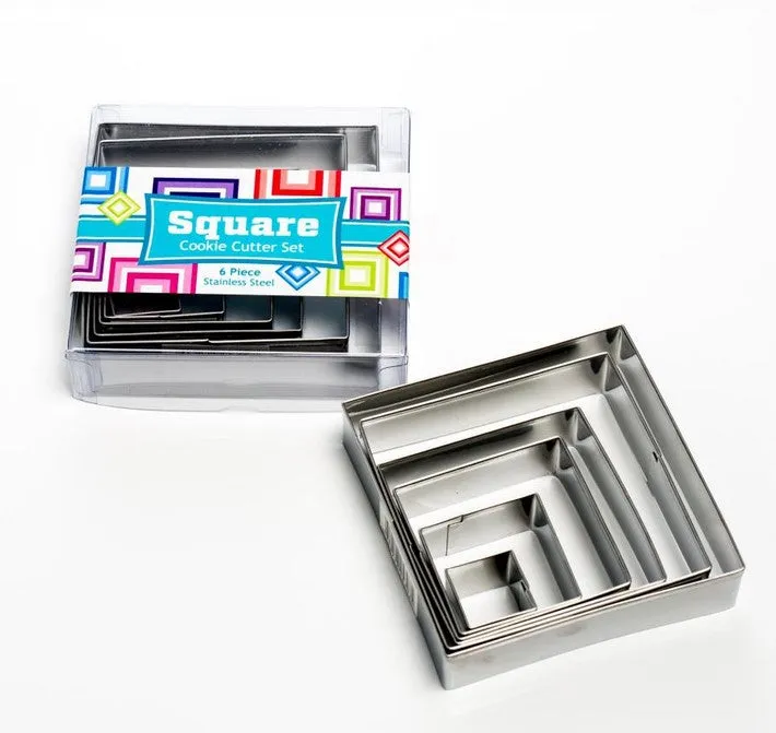 Square Cookie Cutter Set of 6