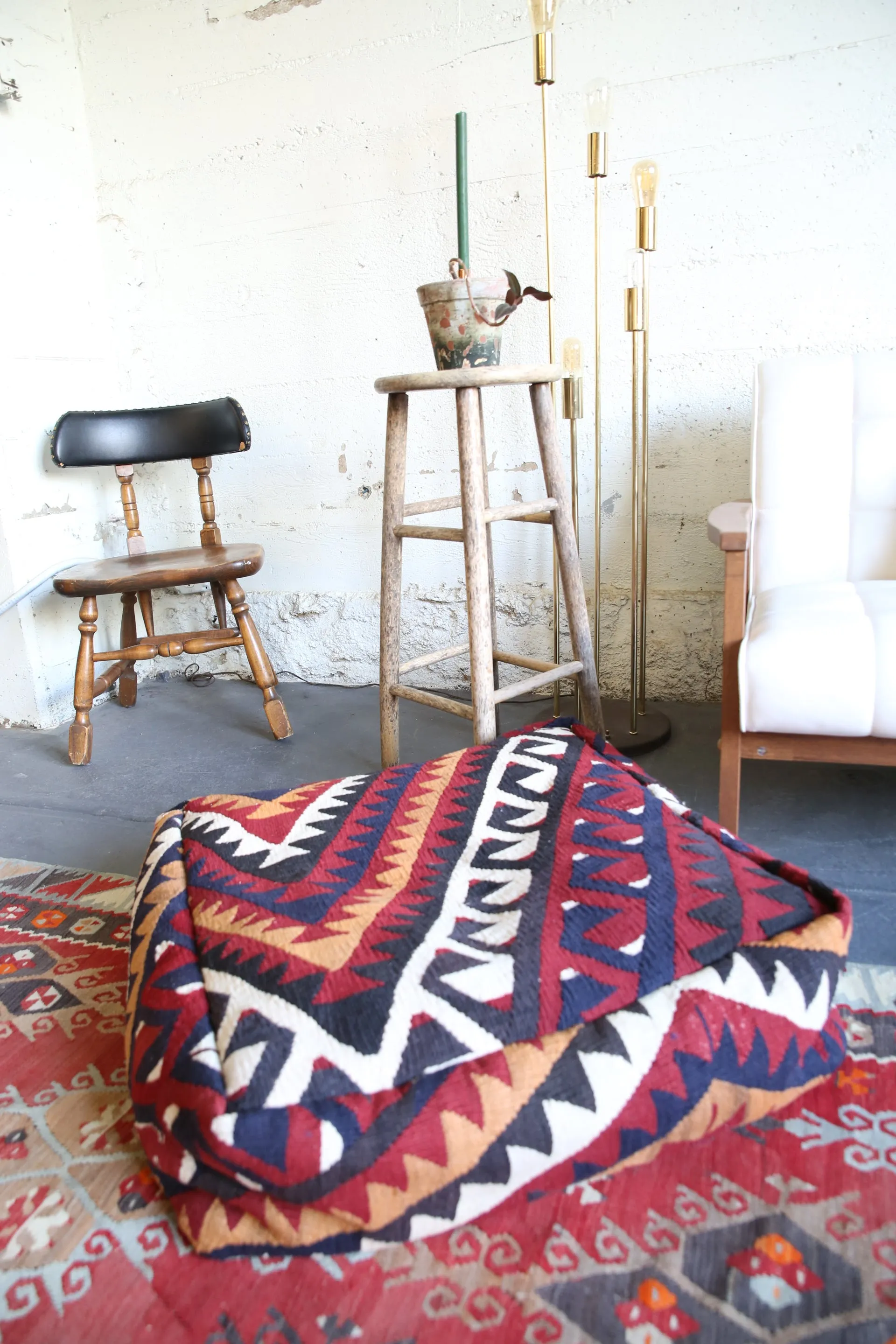 Square Kilim Floor Cushion