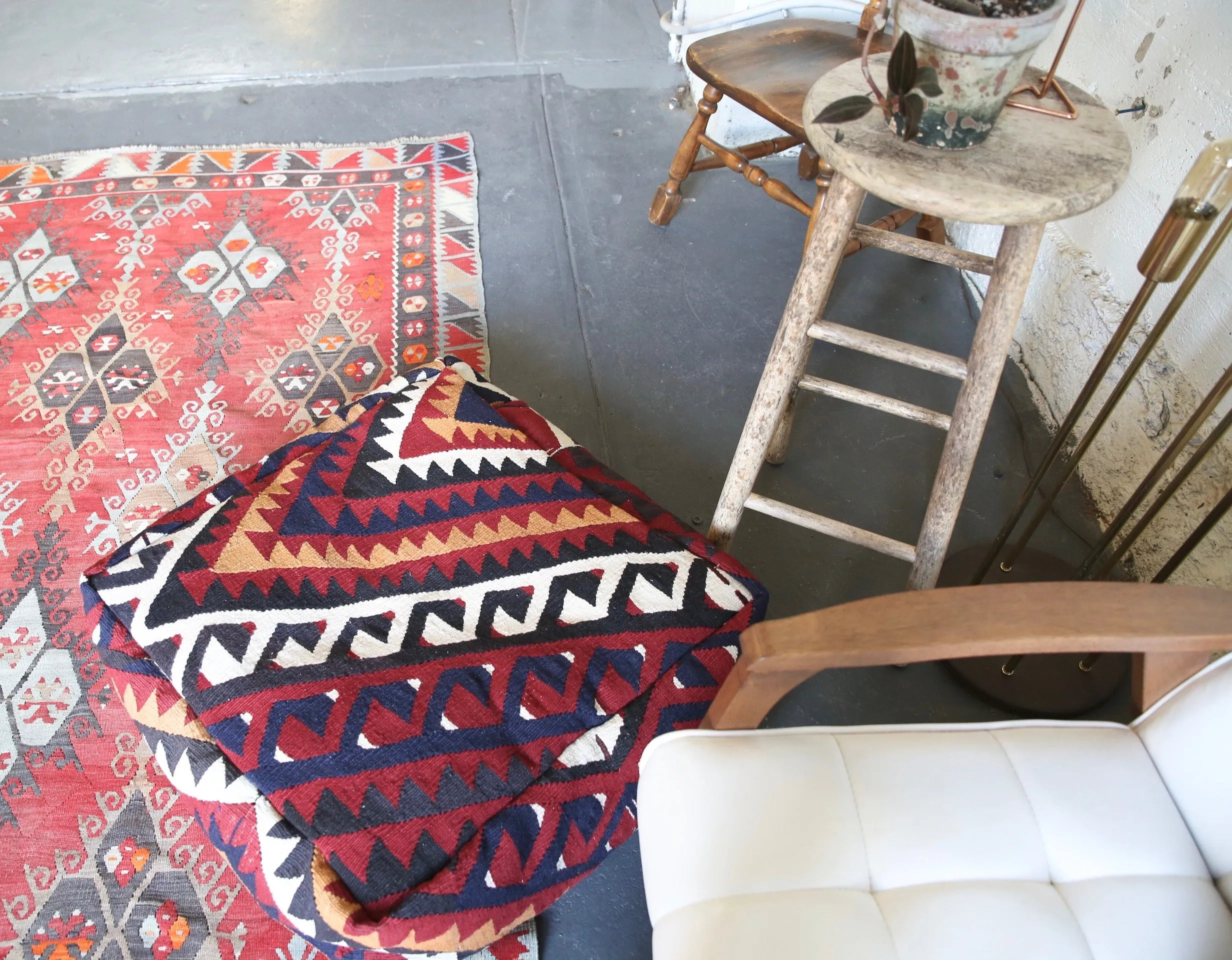 Square Kilim Floor Cushion