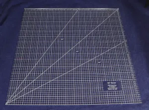 Square Ruler 16 Inches - Clear Acrylic - Quilting/Sewing