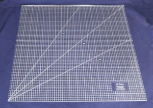 Square Ruler 18 Inches - Clear Acrylic - Quilting/Sewing