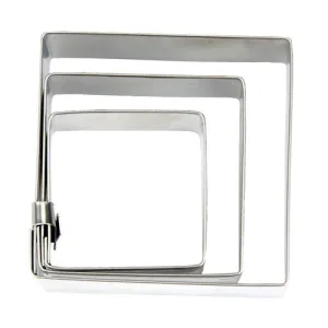 Square Set Cookie Cutters 3 Pieces