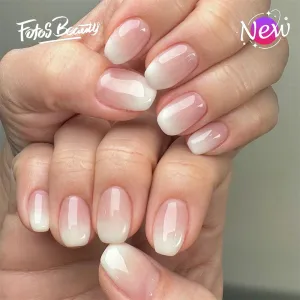 Square Simple Gradient Nude Pink