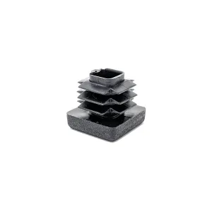 Square Tube Inserts 18x18mm - Black | Made in Germany | Keay Vital Parts
