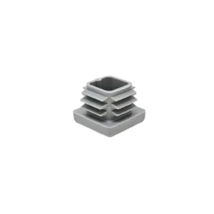 Square Tube Inserts 22x22mm - Grey | Made in Germany | Keay Vital Parts
