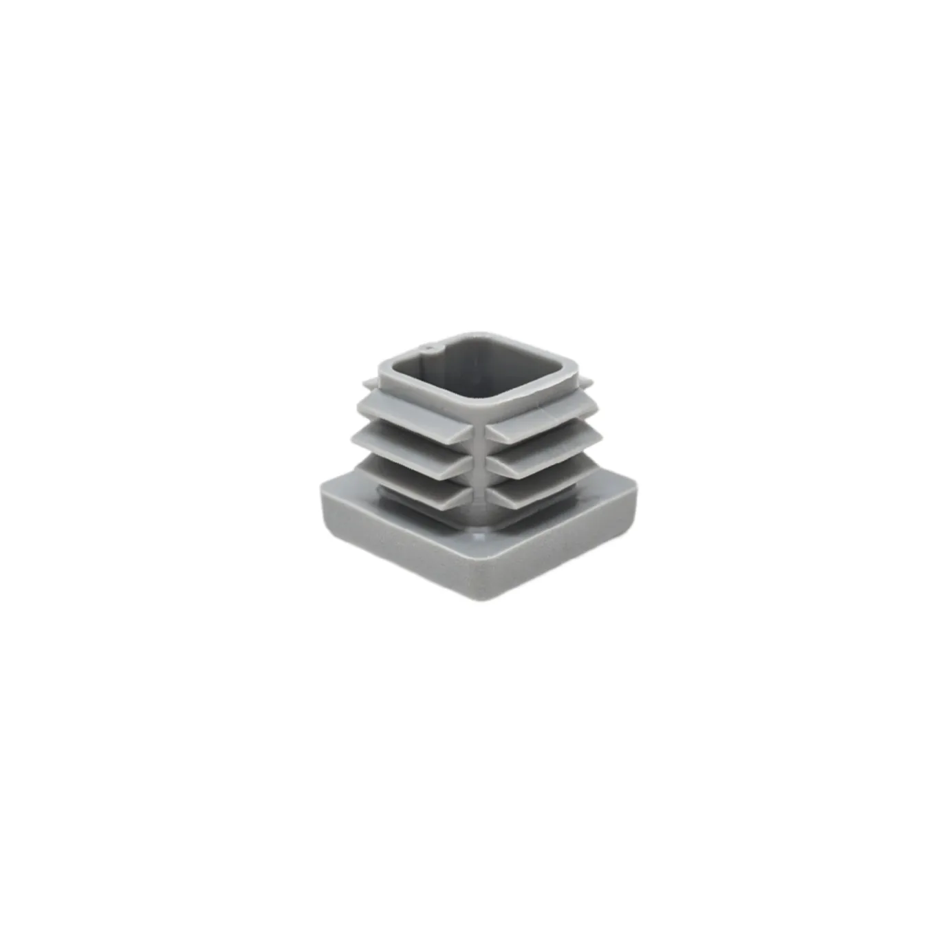 Square Tube Inserts 22x22mm - Grey | Made in Germany | Keay Vital Parts