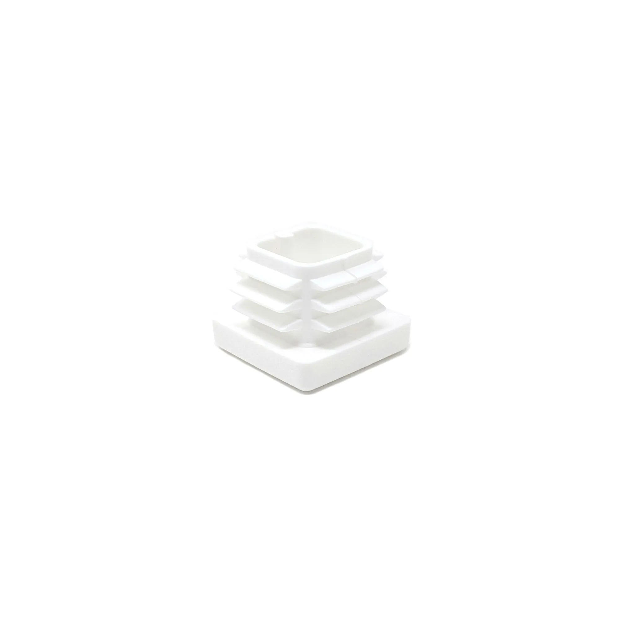 Square Tube Inserts 22x22mm - White | Made in Germany | Keay Vital Parts