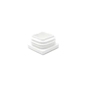 Square Tube Inserts 28x28mm - White | Made in Germany | Keay Vital Parts