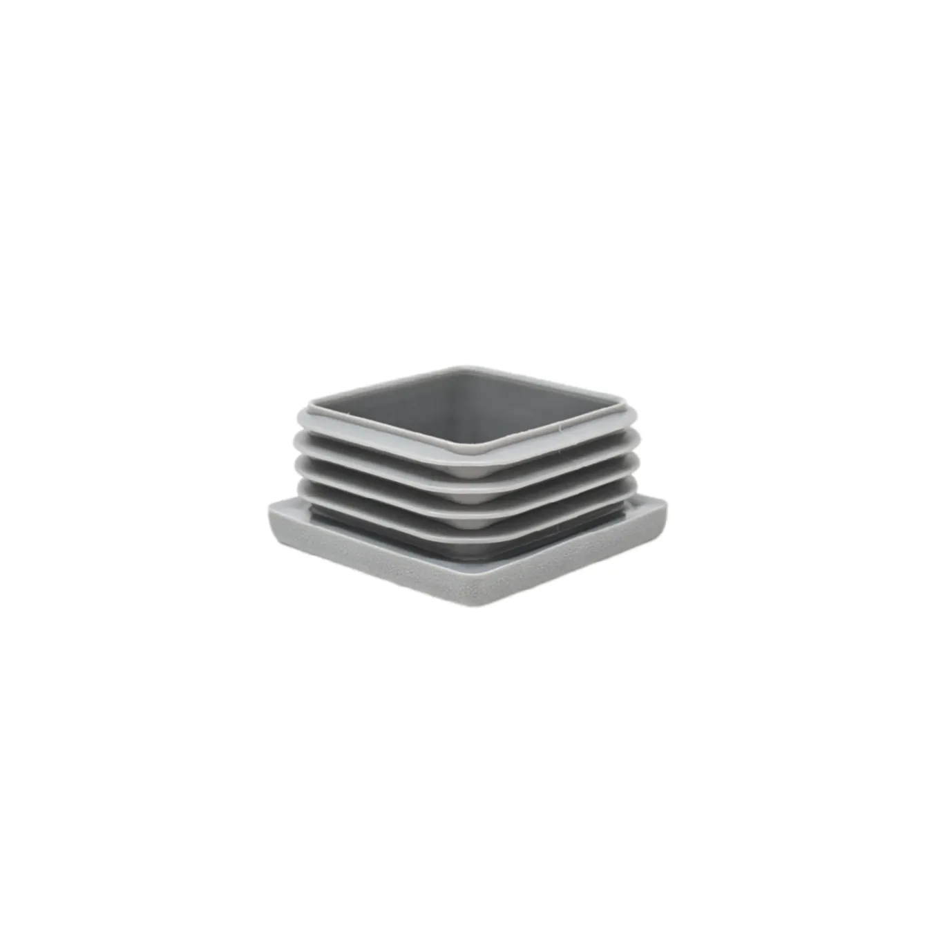 Square Tube Inserts 40x40mm - Grey | Made in Germany | Keay Vital Parts