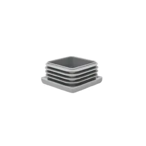 Square Tube Inserts 40x40mm - Grey | Made in Germany | Keay Vital Parts