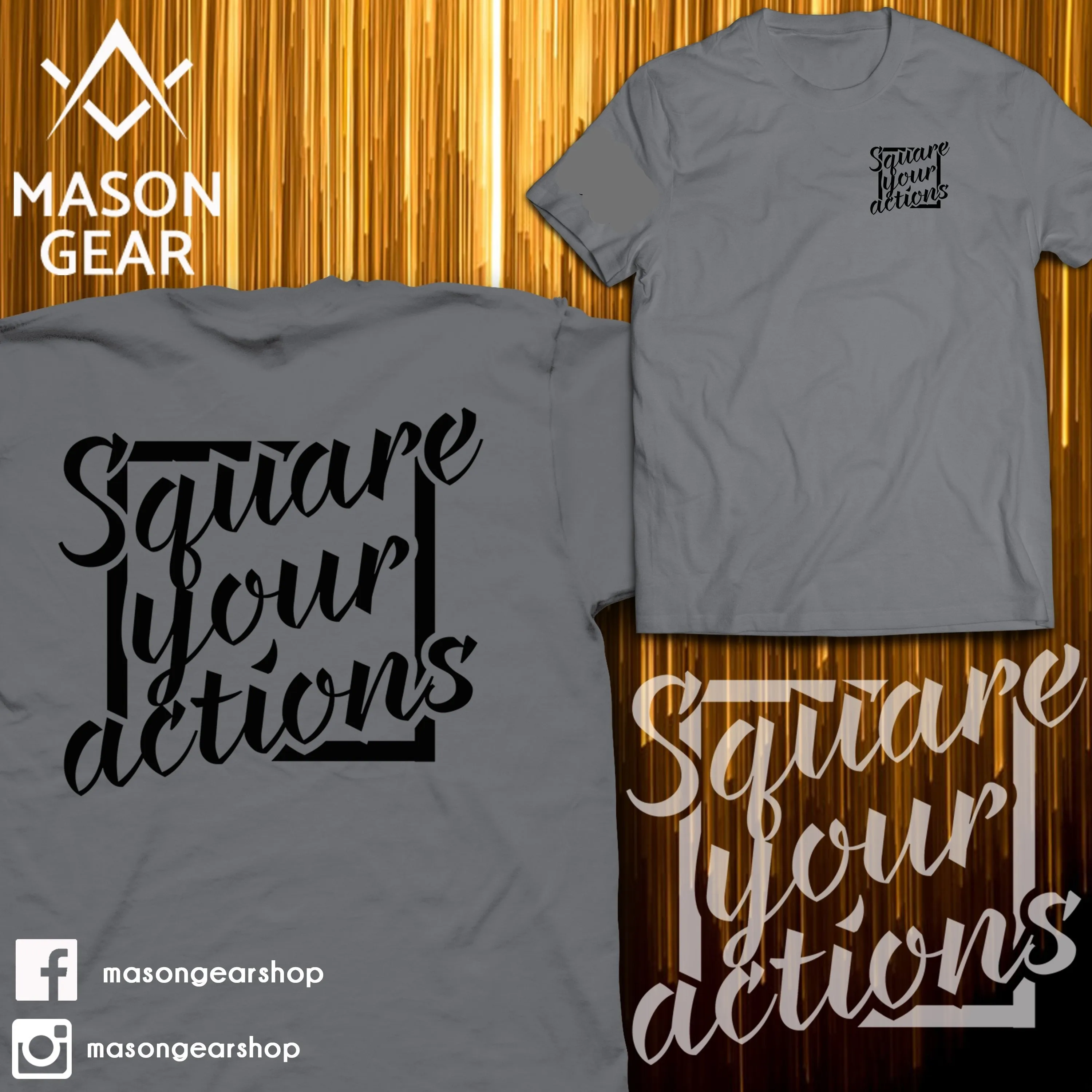 Square your Actions- Tshirt