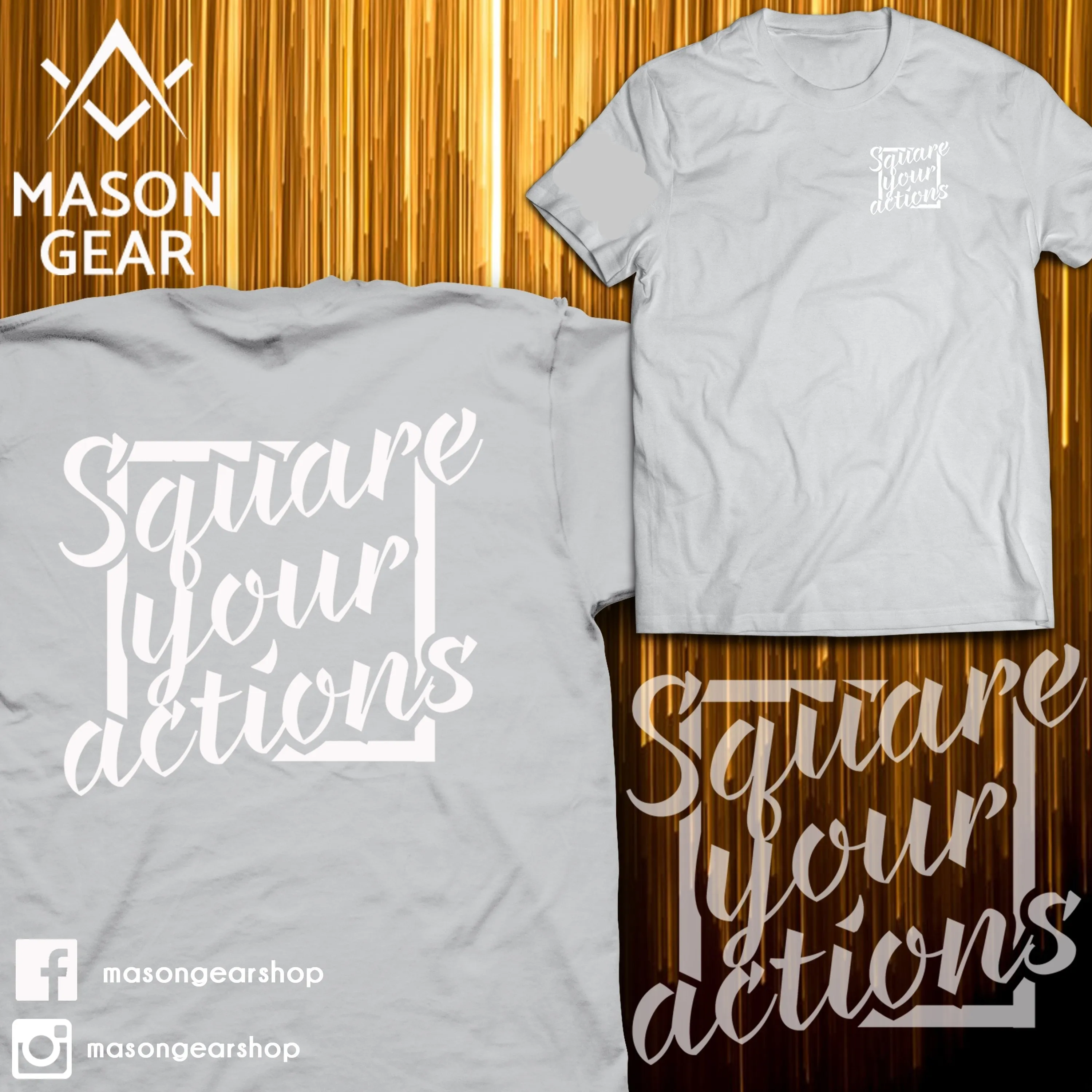 Square your Actions- Tshirt