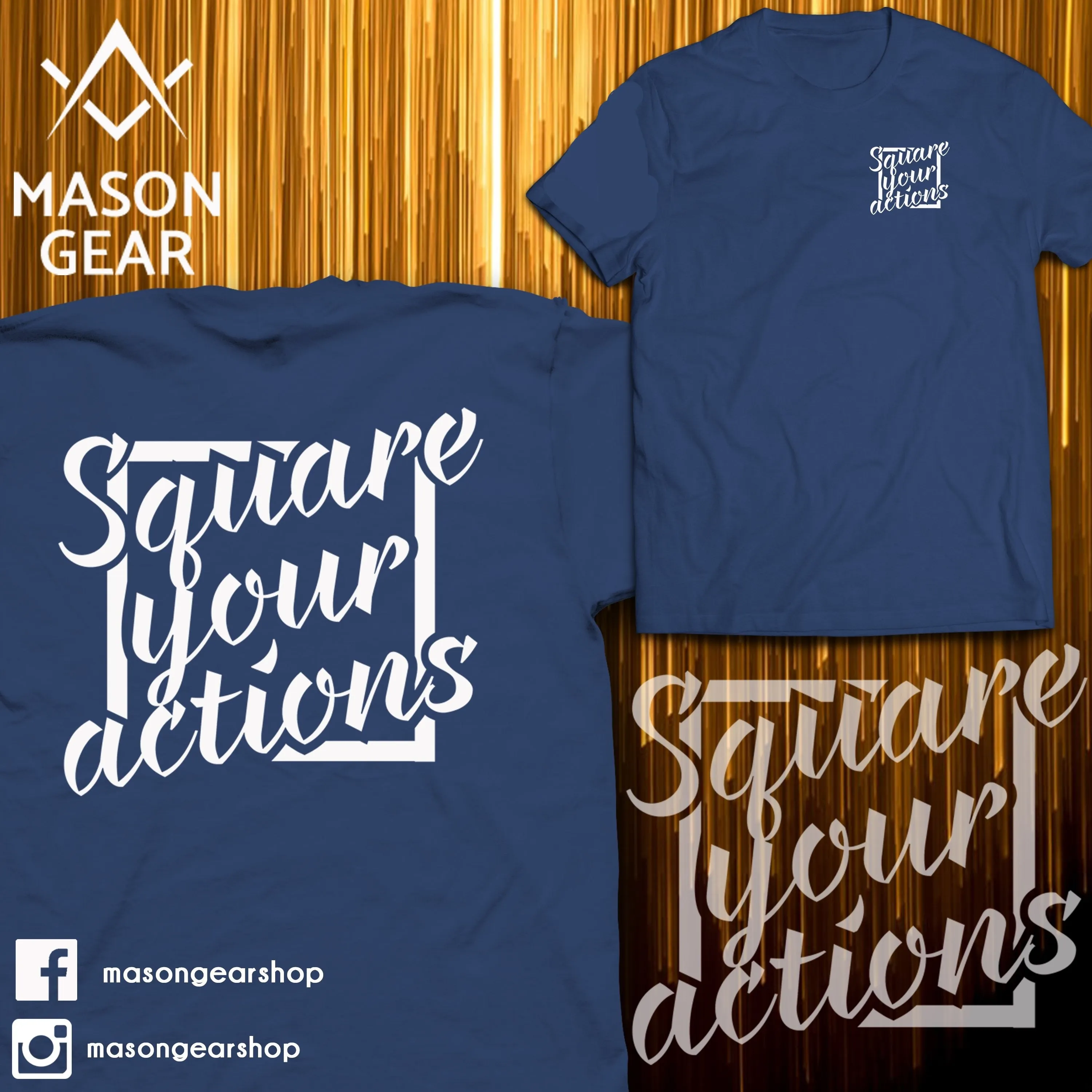 Square your Actions- Tshirt