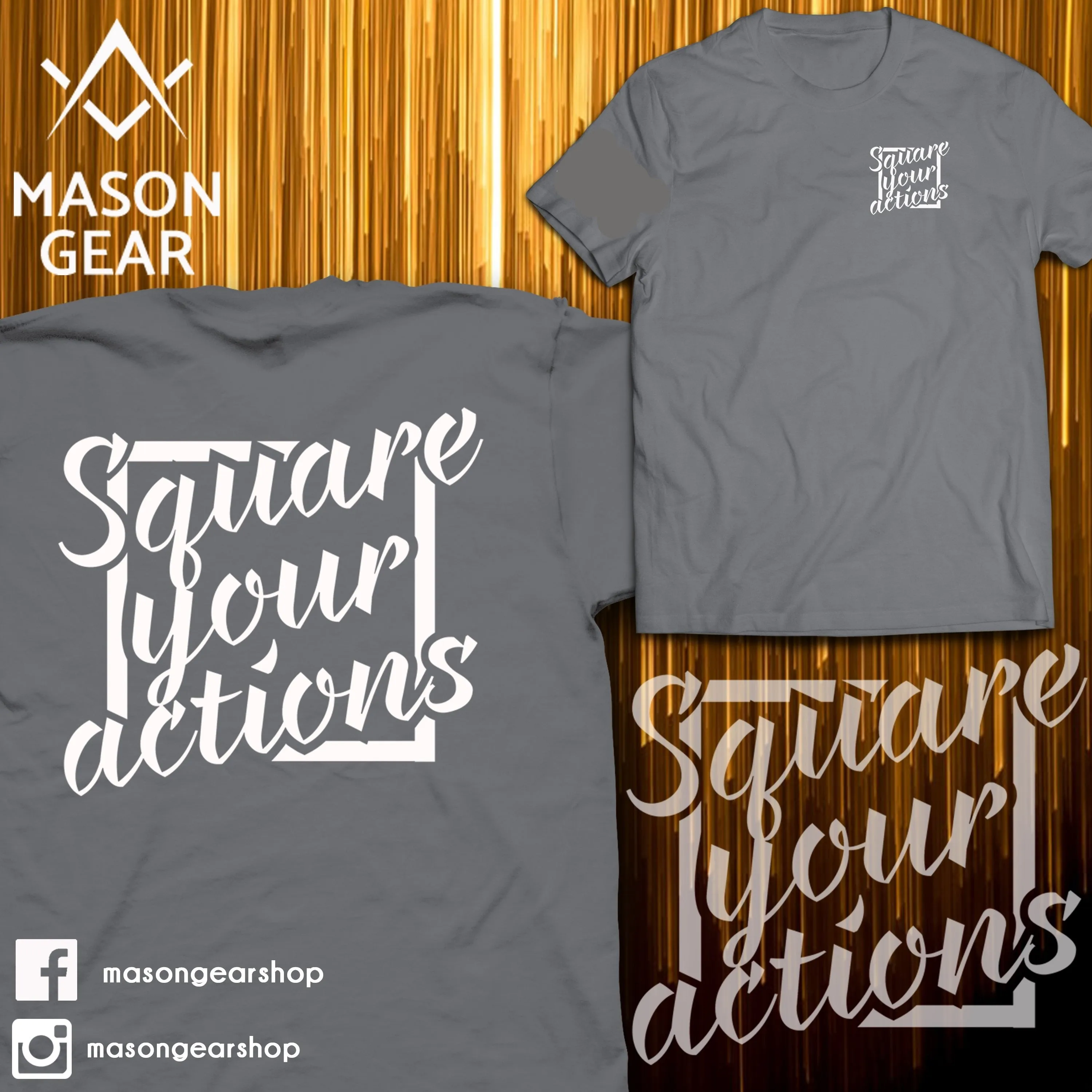 Square your Actions- Tshirt