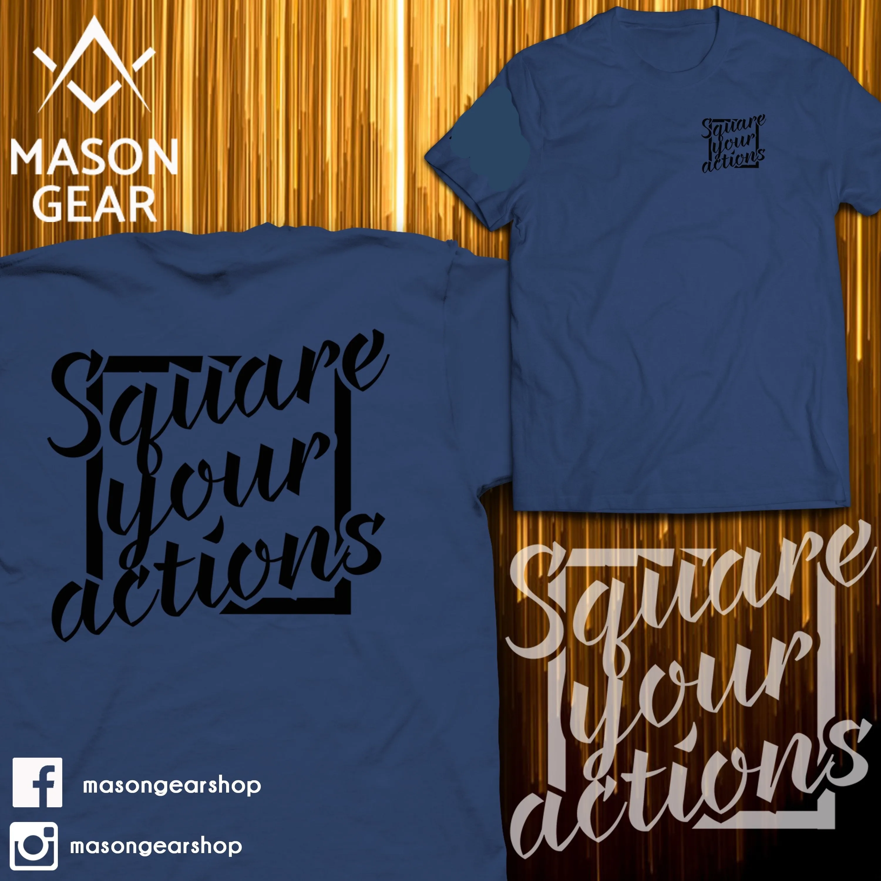 Square your Actions- Tshirt
