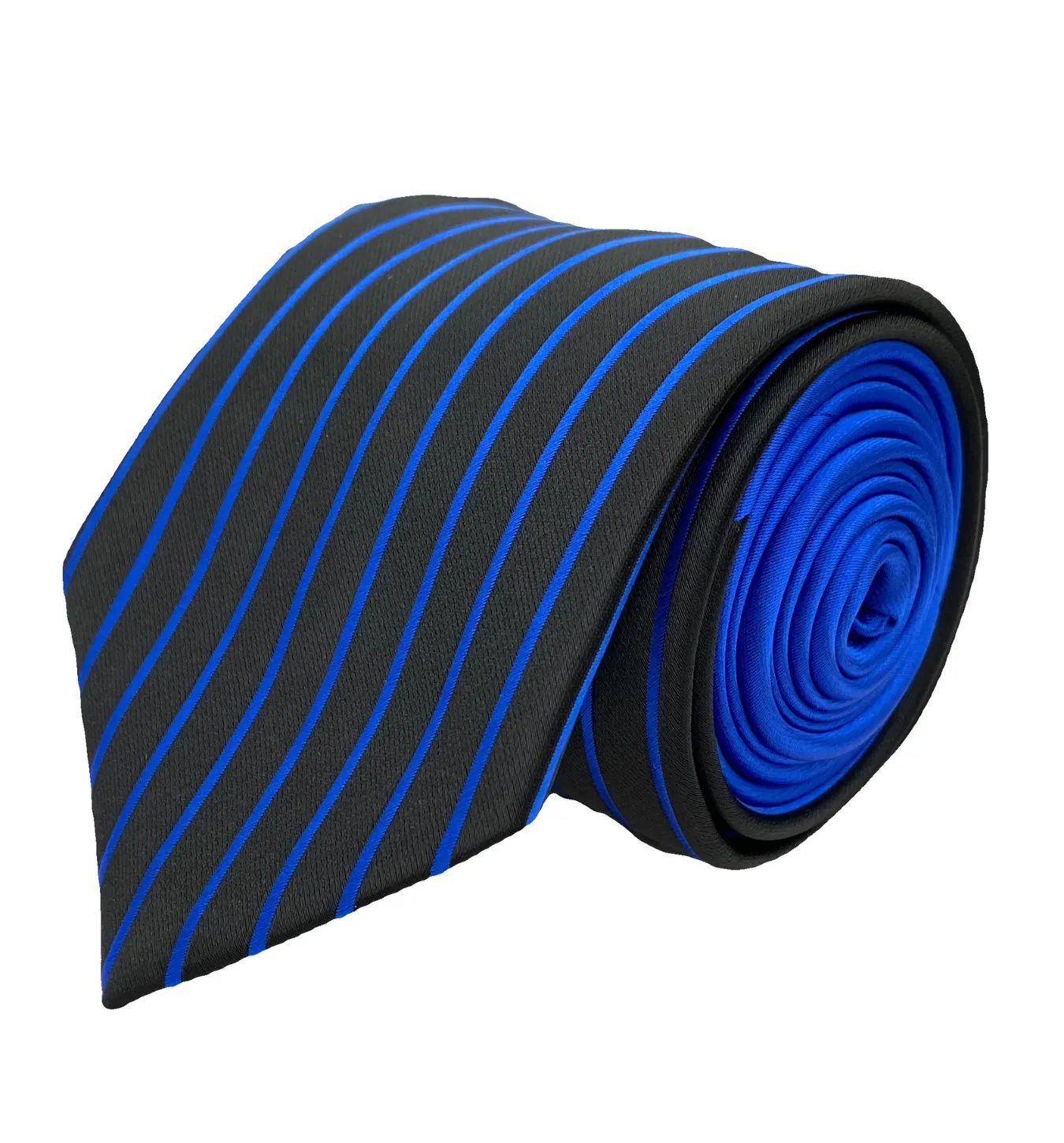 Stacy Adams Tie and Handkerchief - Solids and Stripes Royal Blue T8