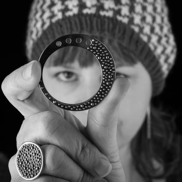 Sterling Silver Demi-Sec Shawl Ring