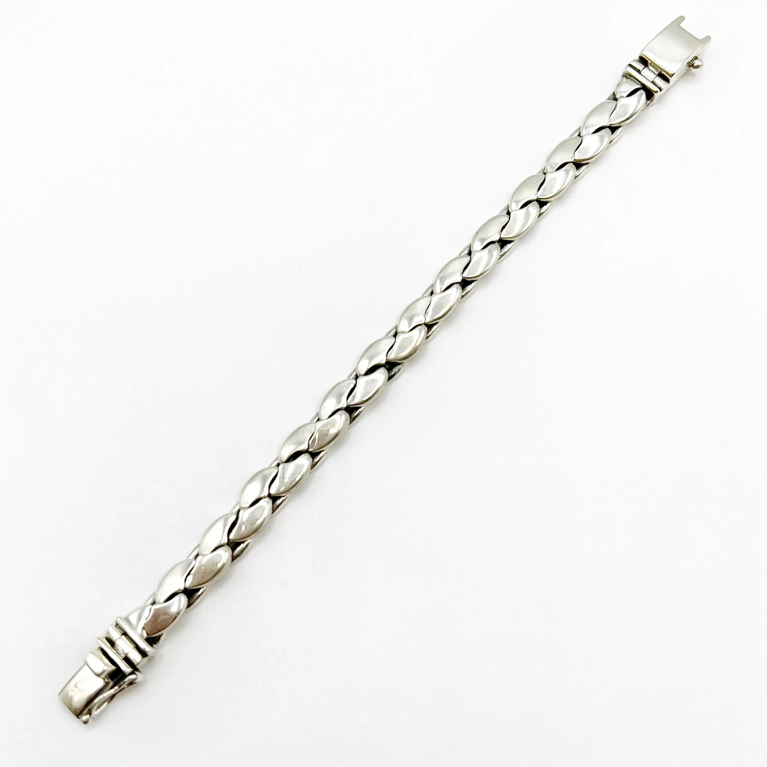 Sterling Silver Twisted Curb Link Bracelet