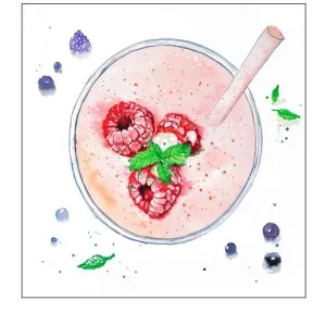 Strawberry and Raspberry Smoothies