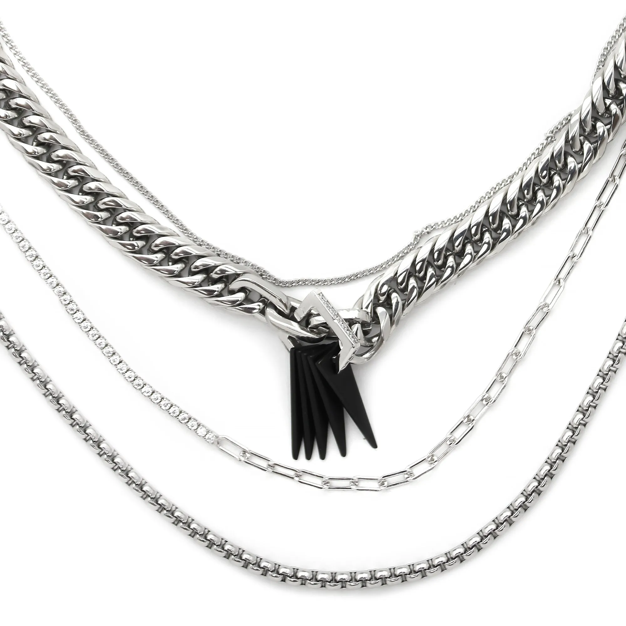 STRONG LAYERED NECKLACE SET