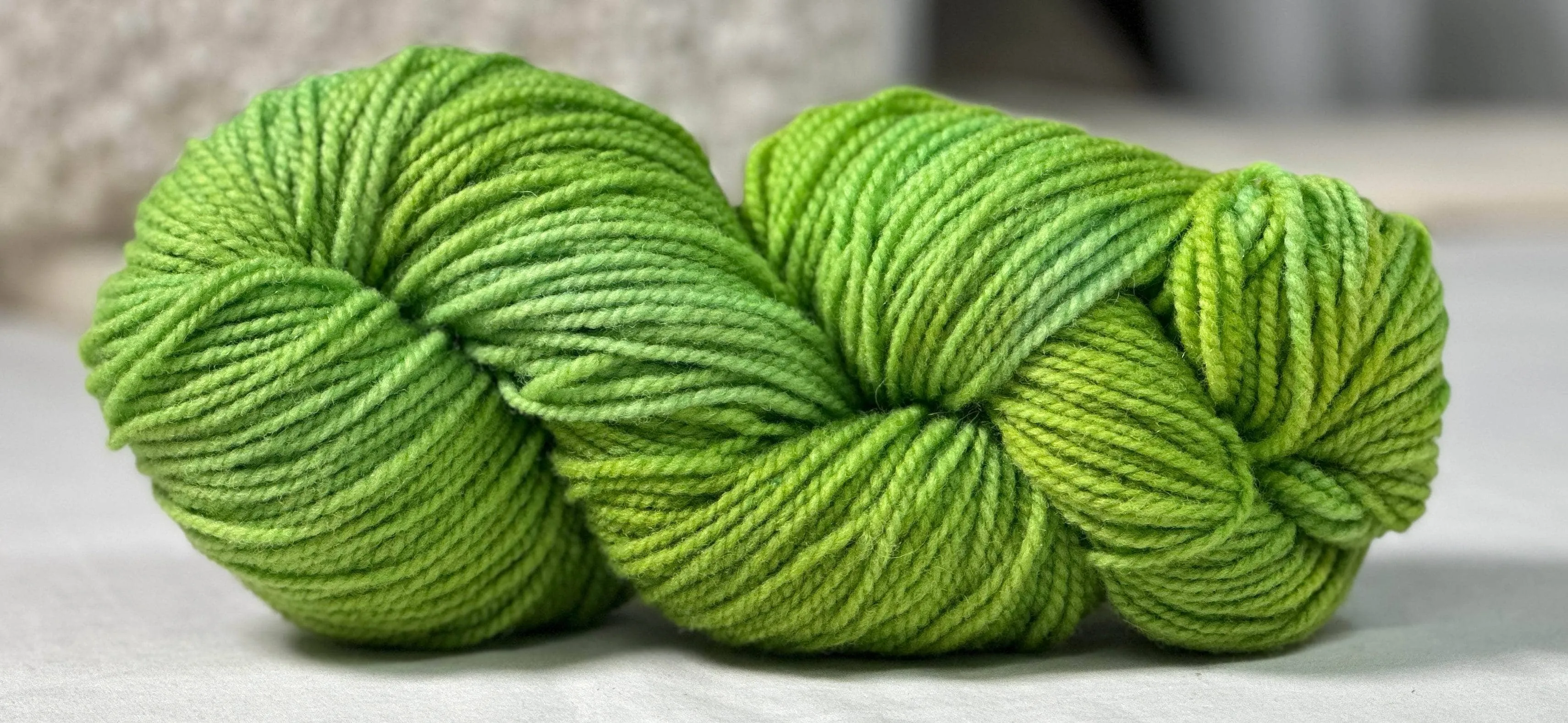 Studio Hand-Dyed Yarn - Bells of Ireland 2 ply