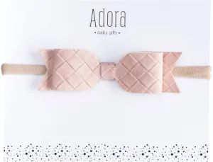 Suede Bow Headband by Adora Baby Gifts (Color Options)