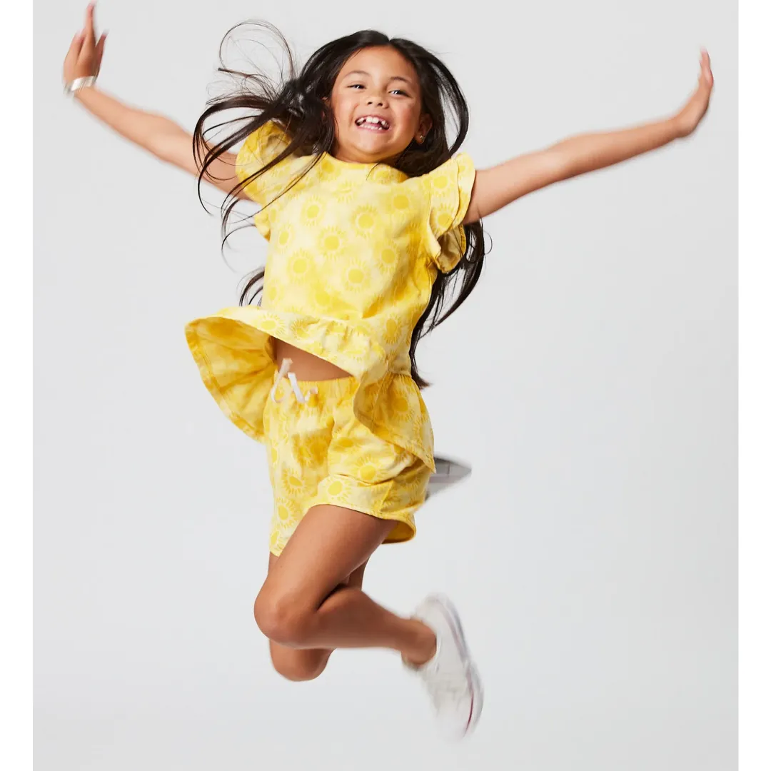 Sunshine Tie Dye Frill T-Shirt