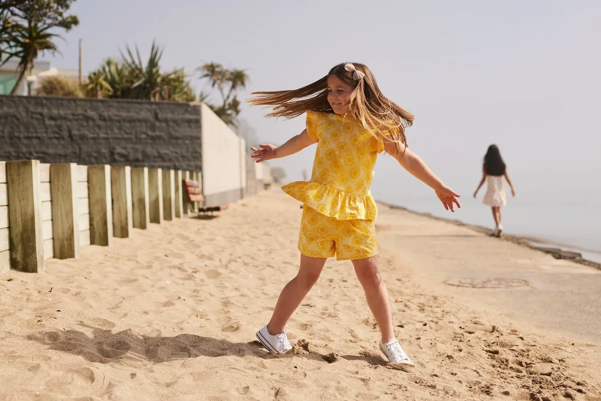 Sunshine Tie Dye Frill T-Shirt