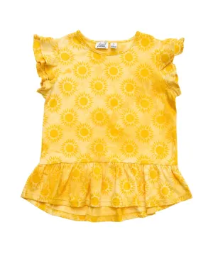 Sunshine Tie Dye Frill T-Shirt