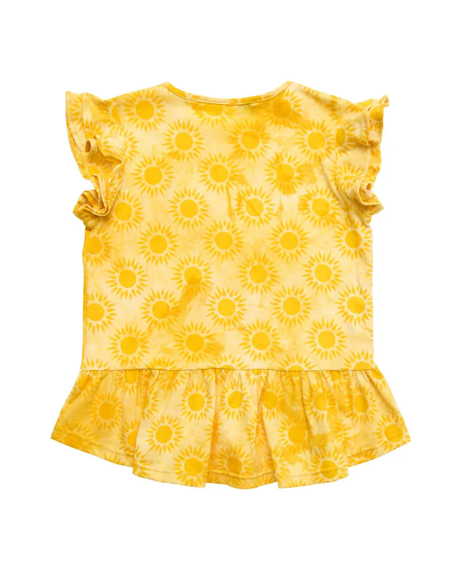 Sunshine Tie Dye Frill T-Shirt