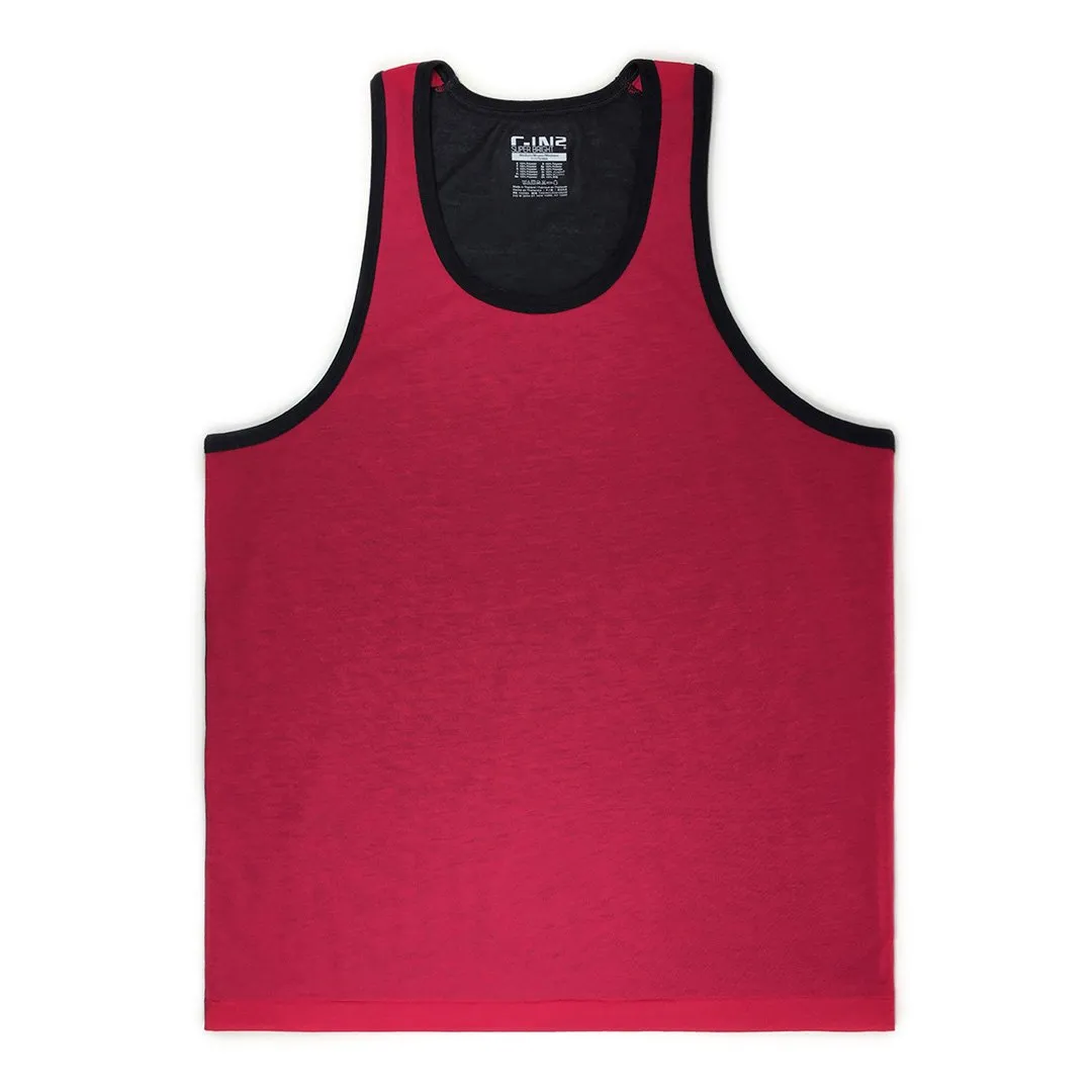 Super Bright Relaxed Tank Tim Pink