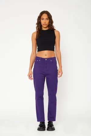 Super high-rise color pants