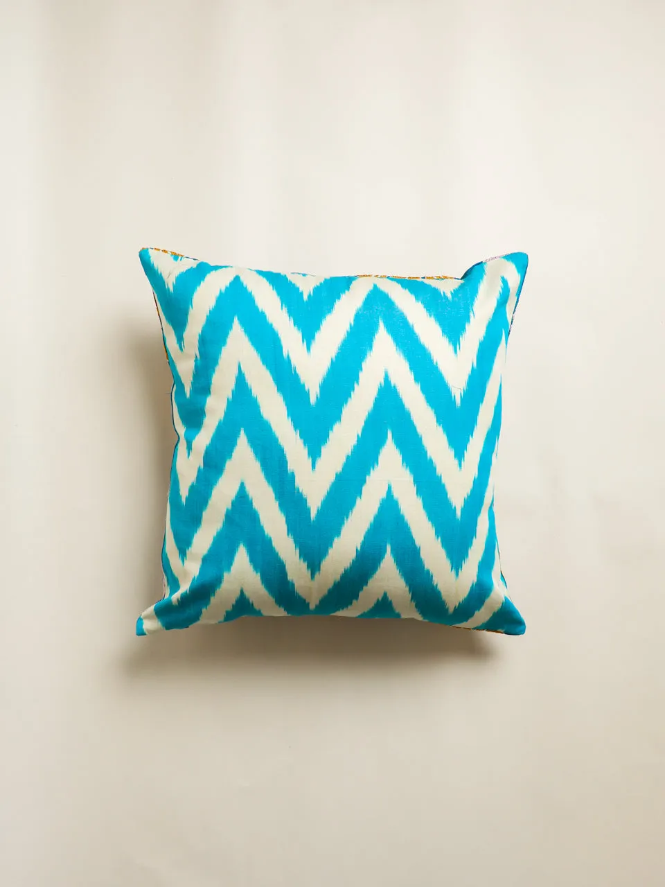 Suzani Spring Fan Square Pillow Cover