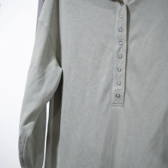 Sweaty Betty x Halle Berry Sage Waffle Knit Small Dress Open Back Loungewear