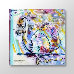 Swimming in Infinity - Lebo Brushed Aluminum Artbond