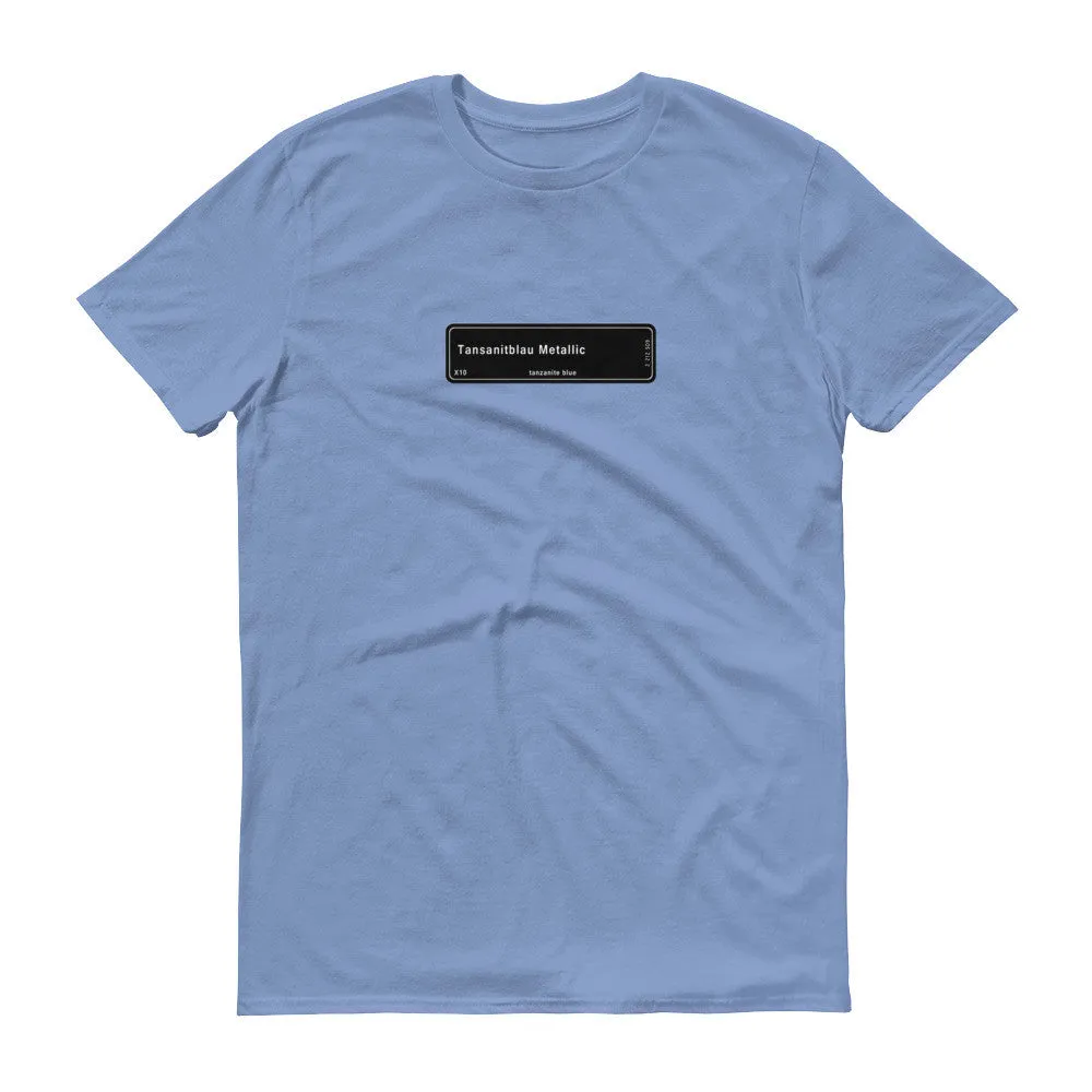 Tanzanite Blue Metallic T-Shirt, Color Code X10