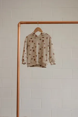 Terry Relaxed Hoodie