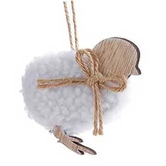 Textured Animal Ornaments