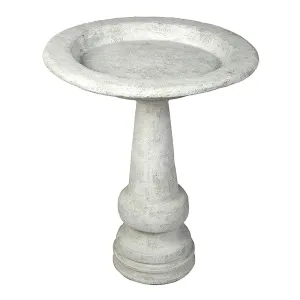 Textured Birdbath