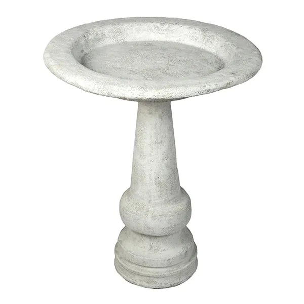 Textured Birdbath