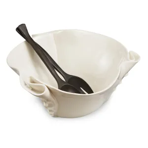 TEXTURED BOWL-SIMPLY WHITE
