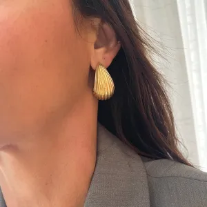 Textured Drop Earrings