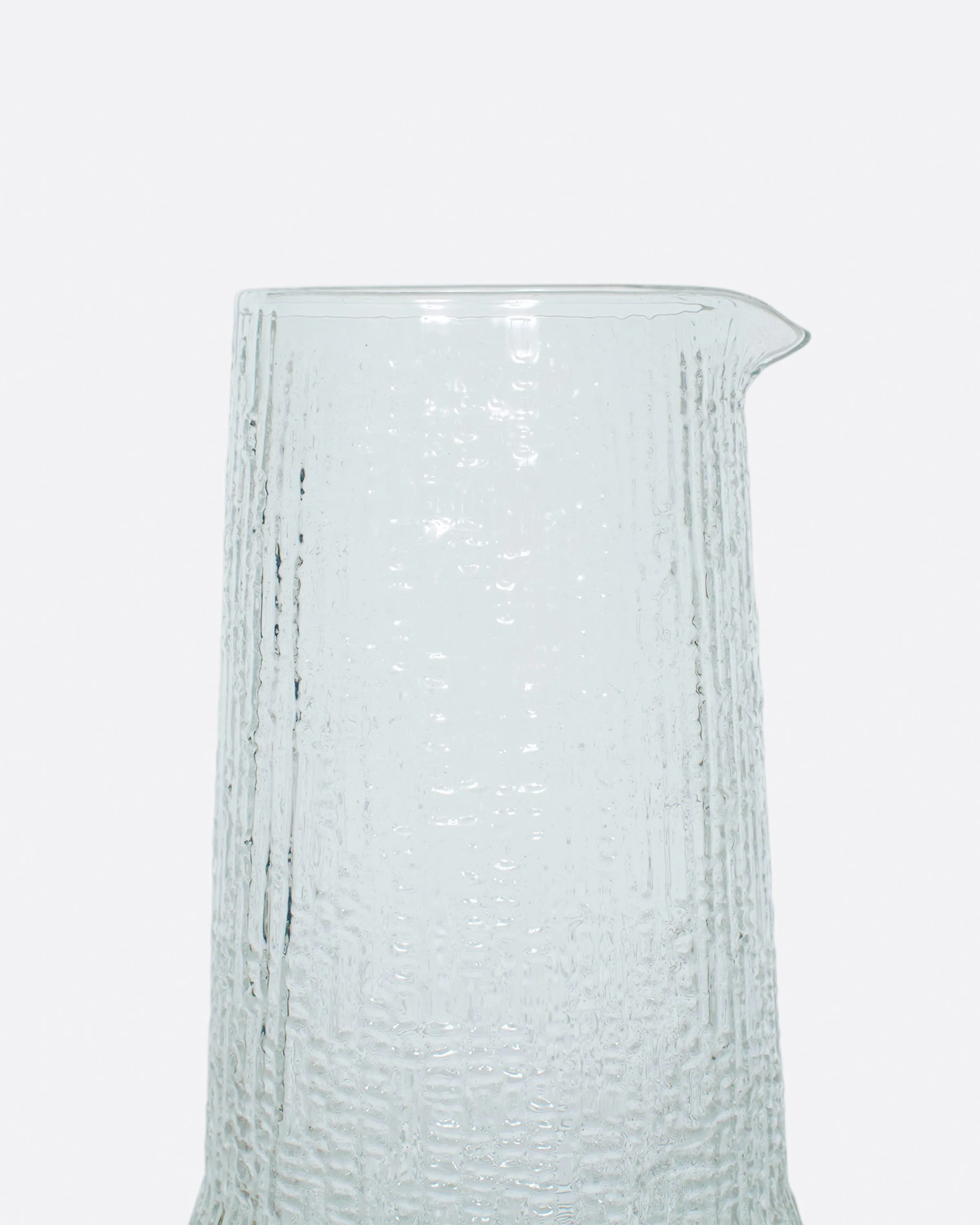Textured Glass Carafe