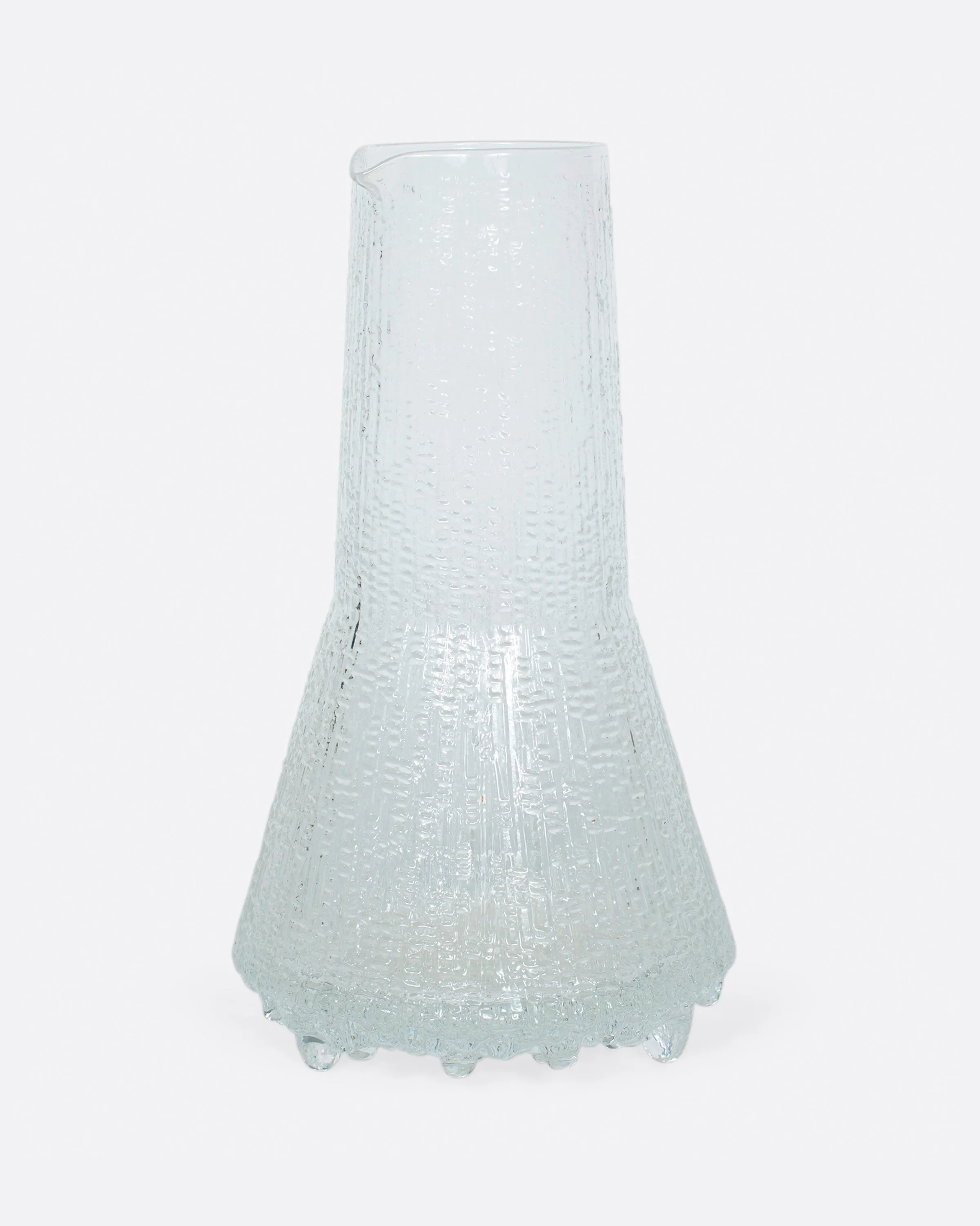 Textured Glass Carafe