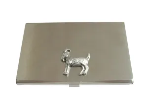 Textured Goat Business Card Holder
