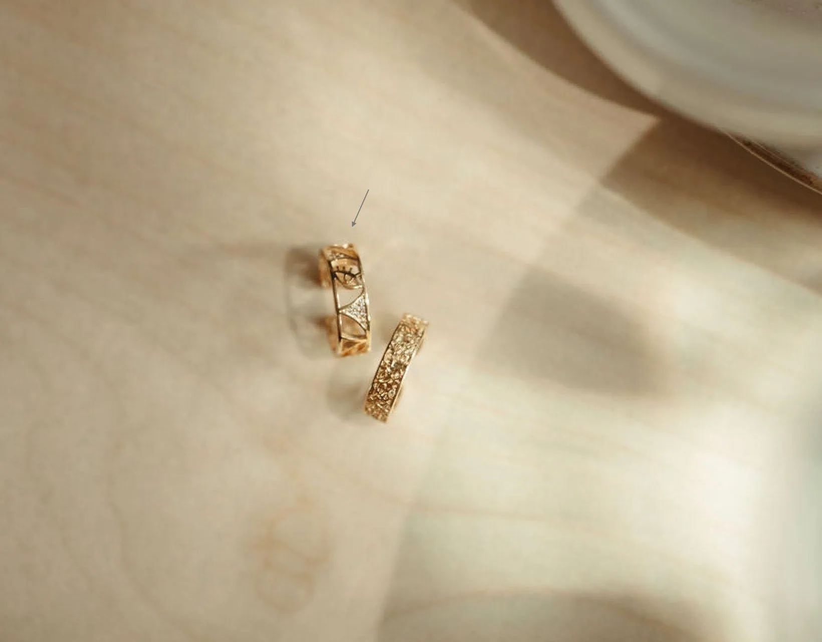 Textured Hollow Ring